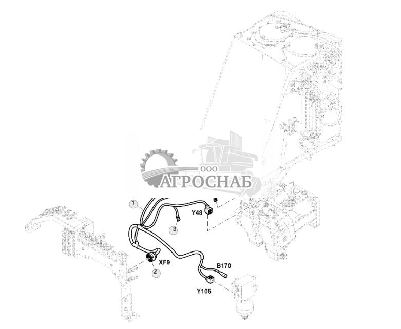 Gear Box Wiring Harness, VarioSpeed™, LOK 142 - ST778870 49.jpg